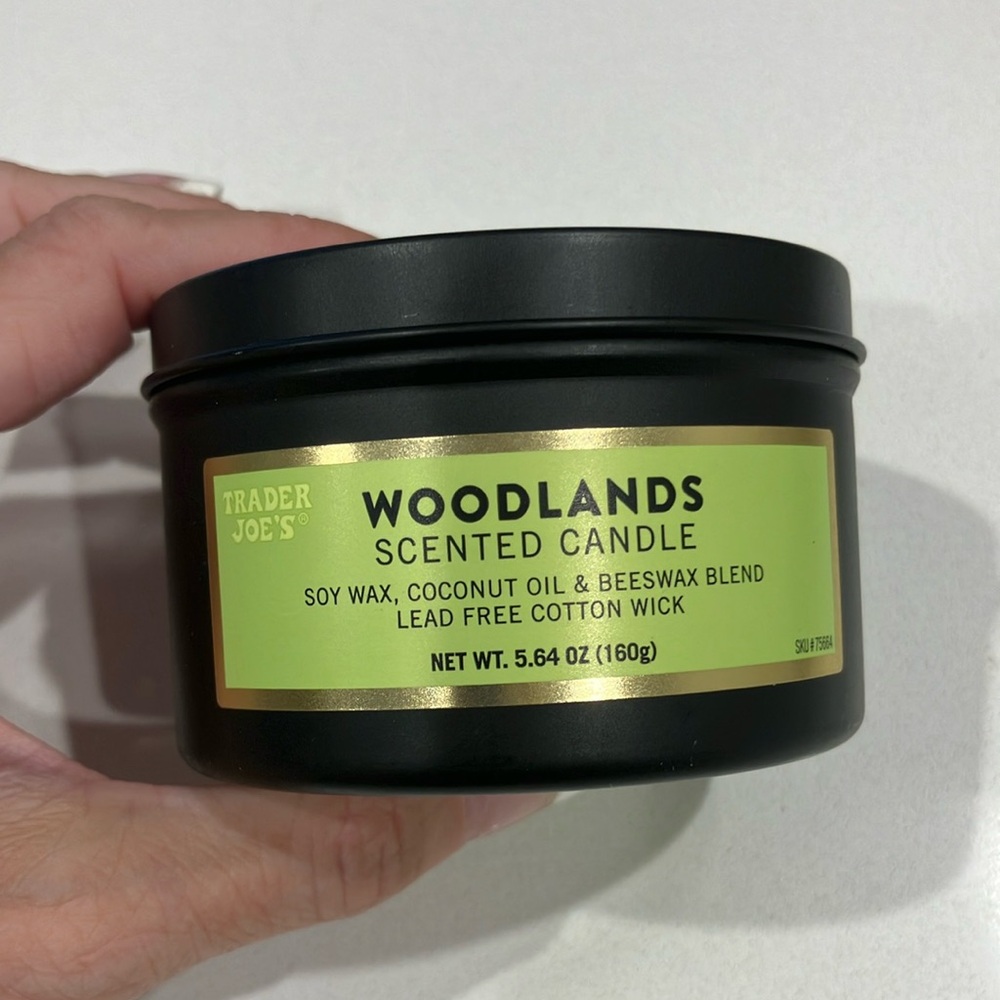 Trader Joe’s Woodland scented candle